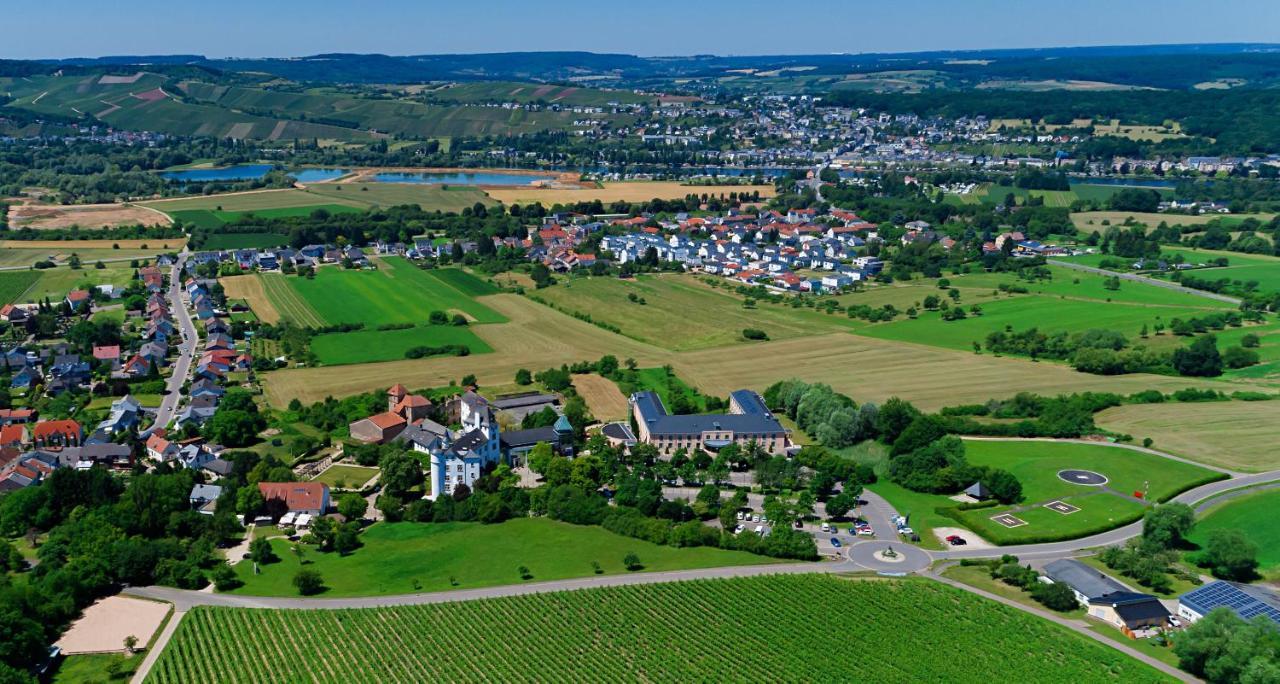 Victor'S Residenz-Hotel Schloss Berg Nennig Exteriér fotografie Aerial view